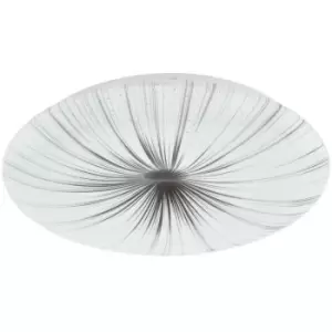 image of Eglo - Nieves LED Decorative Flush Ceiling Light White