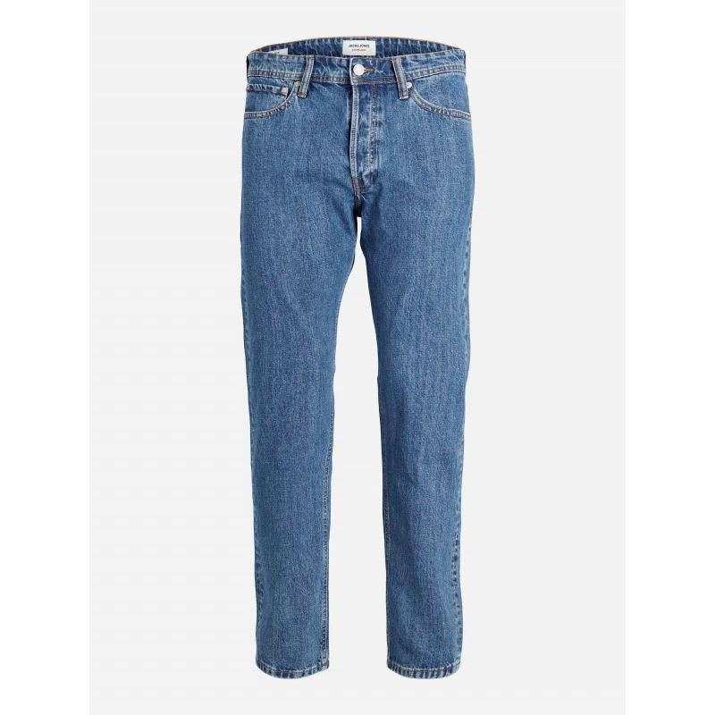 Image of Jack and Jones Mens Chris Plus Size Wide Leg Jeans Blue Denim male 44W R