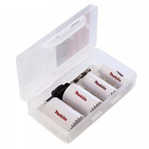 Image of Makita 4 Piece Bi Metal Hole Saw Set