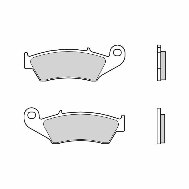 Image of BREMBO 07KA1705 Brake pad set PRIME - CarbonCeramic - CC Front and Rear Brake Pad Set,disc brake (402)