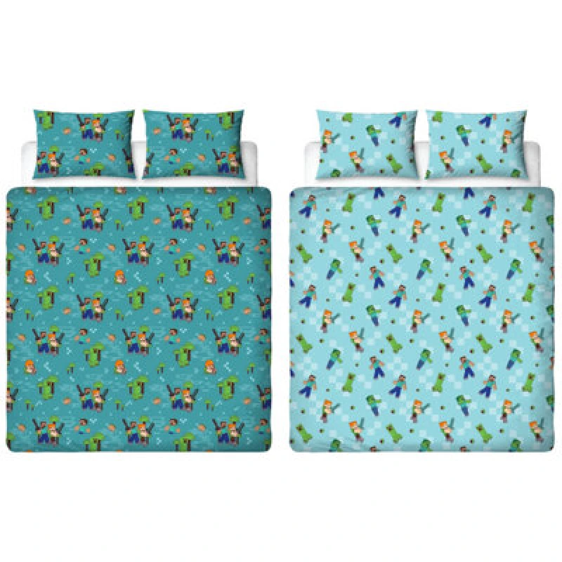 Image of Minecraft Levelup Double Rotary Duvet