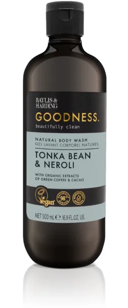 image of Baylis & Harding Goodness Tonka Bean & Neroli Body Wash 500ml