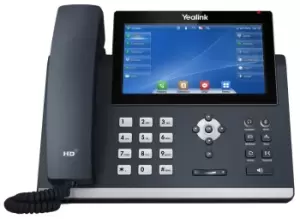 Image of SIP-T48U - IP Phone - Grey - Wired handset - 1000 entries - LED - 17.8cm (7")