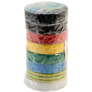 image of Ultratape Assorted PVC Electrical Insulating Tapes 19mm x 33m Pack...