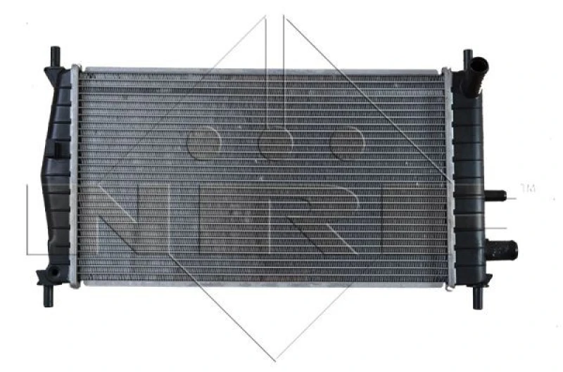 Image of NRF 50131 Engine radiator Brazed cooling fins, Aluminium, with mounting parts Aluminium Radiator,engine cooling (470)