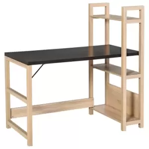 image of Zennor Pasque Desk - Black/Brown