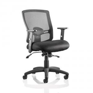 Image of Sonix Portland II Task Operator Chair With Arms Mesh Black Ref