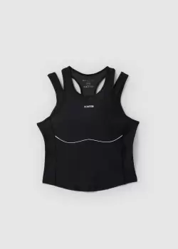 P.E. Nation Womens Downtempo Tank In Black