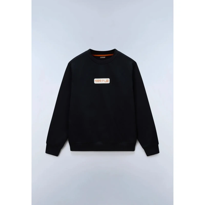 Image of French terry sweatshirt Napapijri Sol Noir Male XS