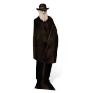 image of Charles Darwin Lifesize Cardboard Cut Out