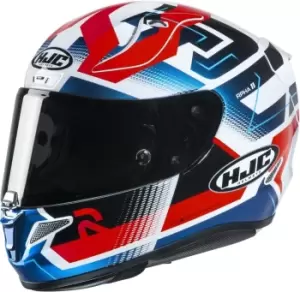 image of HJC RPHA 11 Nectus Helmet, white-red-blue, Size L, white-red-blue, Size L