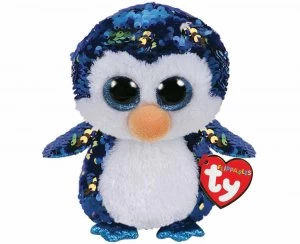 Image of ty Payton Penguin Flippable Beanie Boo Multi