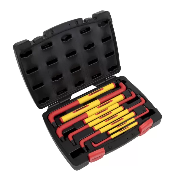 Image of Genuine SEALEY AK7178 TRX-Star Key Set 9pc Extra-Long VDE