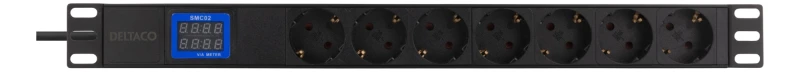 Image of Deltaco GT-8638 power extension 2m 7 AC outlet(s) Indoor Black