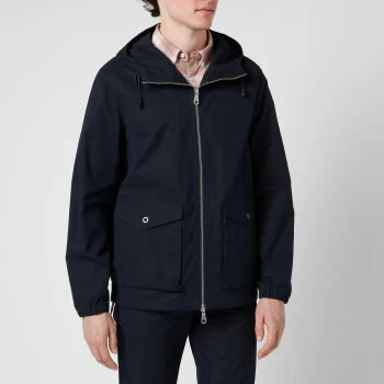 image of Farah Mens Spike Parka Jacket - True Navy - L