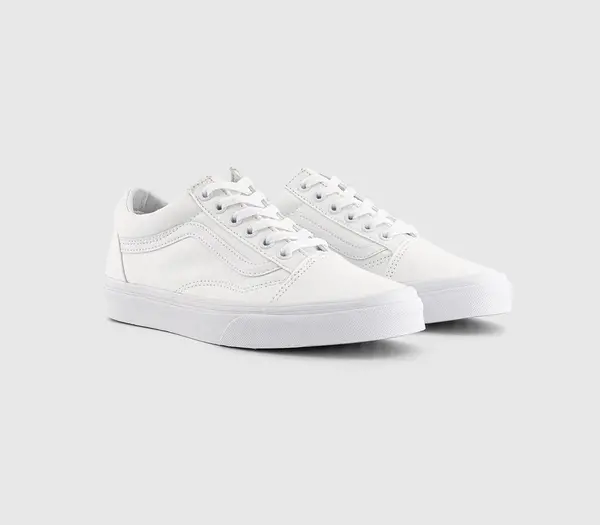 image of Vans Old Skool White Mono, 8.5