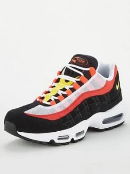 Nike Air Max 95 Essential - Black/White/Red, Size 6, Men