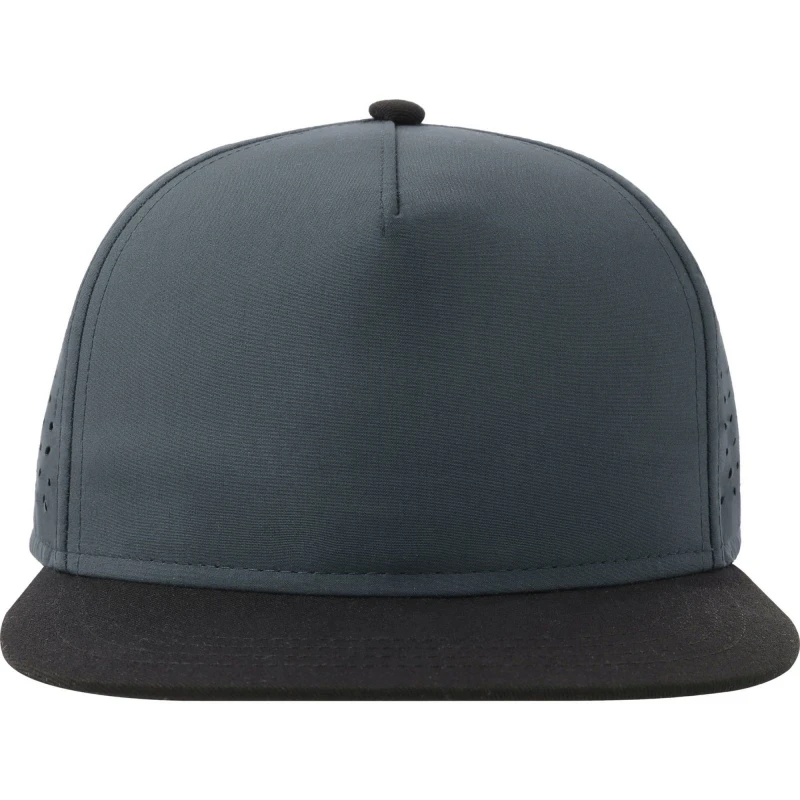 Image of Atlantis Atlantis Men Bank 5 Panel Snapback Cap in Navy Navy One Size Male 5063300861110
