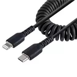 Image of StarTech.com USB C to Lightning Cable Black