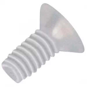 Image of Toolcraft Phillips Countersunk Screw DIN 966 Polyamide M4 x 20mm P...