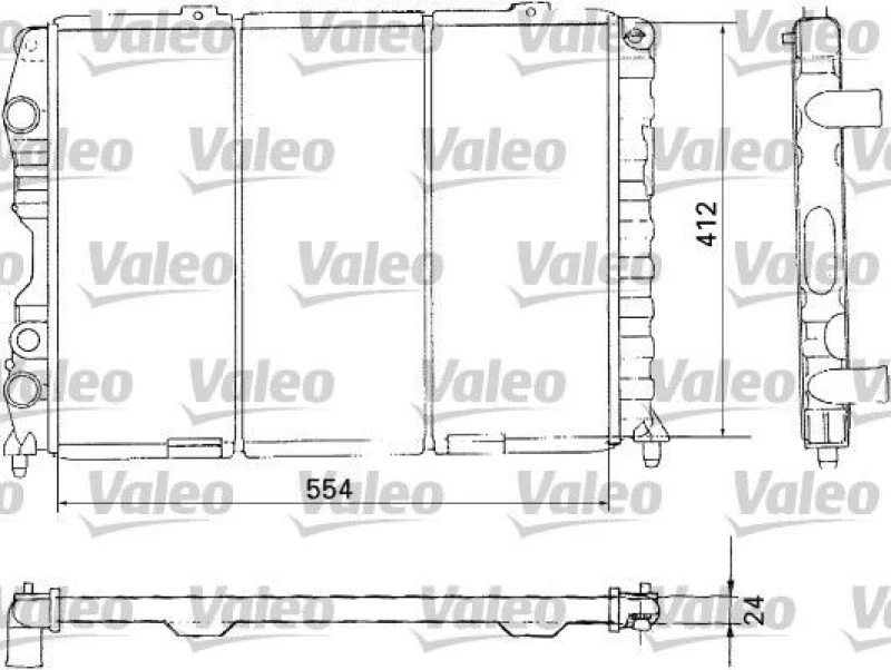 Image of Engine radiator VALEO 731283