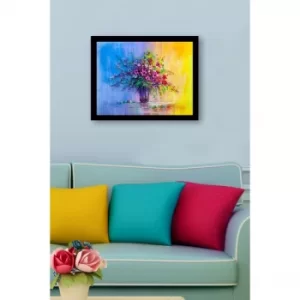 Image of SC0442 Multicolor Decorative Framed MDF Painting
