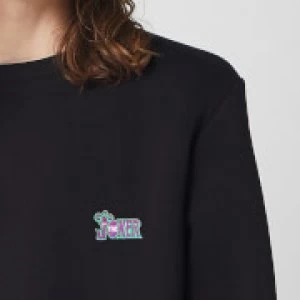 Image of DC The Joker Unisex Embroidered Sweatshirt - Navy - 3XL