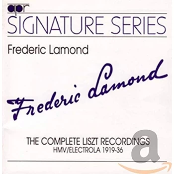 Image of Franz Liszt - Franz Liszt - Frederic Lamond CD