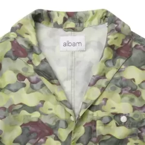 Image of Albam Albam Miles Camo Shirt Mens - Green