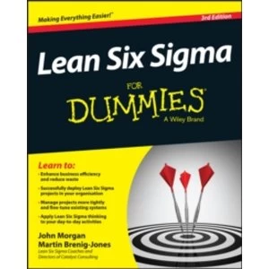 Image of Lean Six Sigma For Dummies by John Morgan, Martin Brenig-Jones (Paperback, 2015)