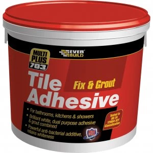 Image of Everbuild Mould Reistant Fix and Grout Tile Adhesive 1l
