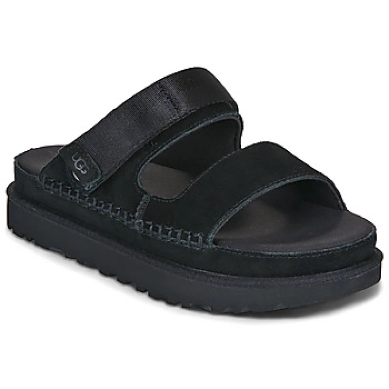 Image of UGG W GOLDENSTAR GLIDE womens Wedge sandals in Black