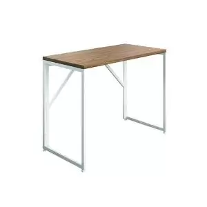 image of Jemini Folding Desk 1000x500x745mm OakWhite Leg KF80313 KF80313