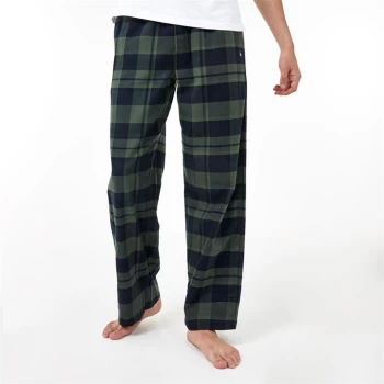 Image of Jack Wills Flannel Check Pyjama Bottoms - Green