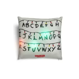 image of Stranger Things Alphabet LED Cushion