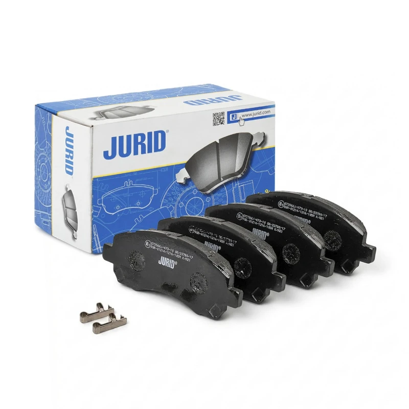 Image of JURID 572566J Brake pad set prepared for wear warning indicator Brake Pad Set,disc brake (402)
