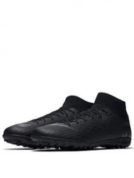 Image of Nike Mens Mercurial Superfly 6 Academy Astro Turf Football Boot Black Size 10 Men