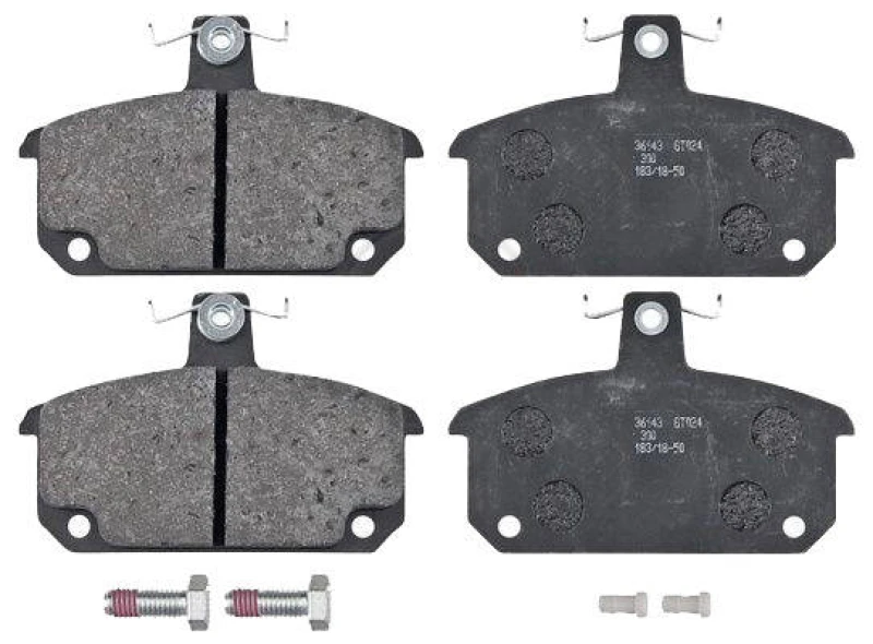 Image of A.B.S. 36143 Brake pad set prepared for wear warning indicator Brake Pad Set,disc brake (402)
