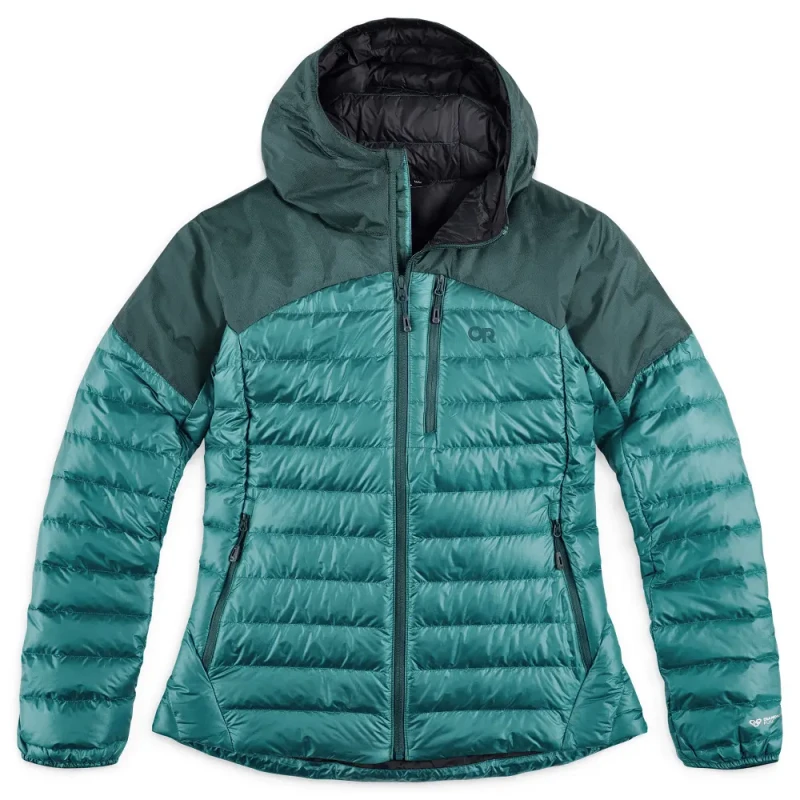 Image of Womens Outdoor Research Helium Puffer Bleu Female S