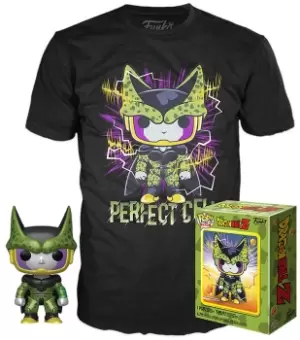 image of Dragon Ball Z - Perfect Cell - POP! & Tee Funko Pop! multicolor