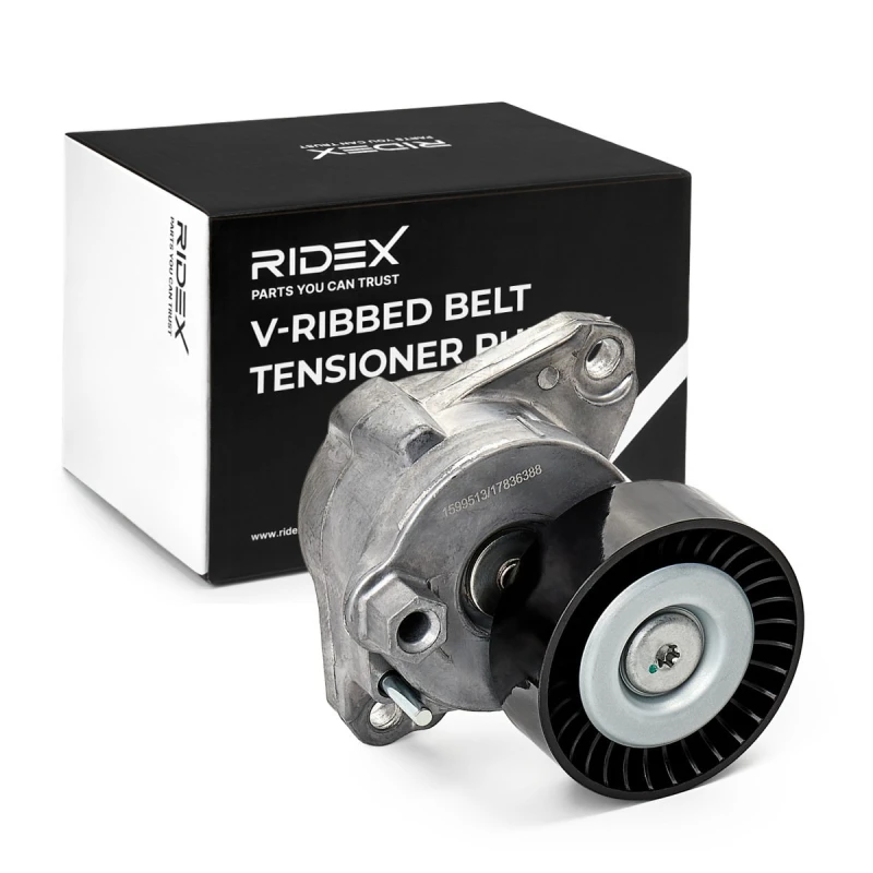 Image of RIDEX 310T0575 Tensioner Pulley Tensioner Pulley,v-ribbed belt (310)