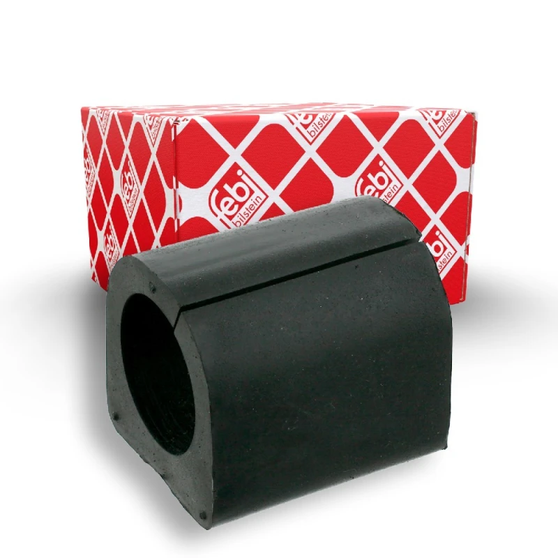 Image of FEBI BILSTEIN 10248 Stabilizer Bushes Rear Axle, Rubber Rubber Anti-roll Bar Bush Kit (1334)