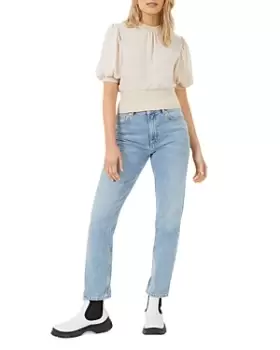 Image of French Connection Jenna Mixed Knit Top