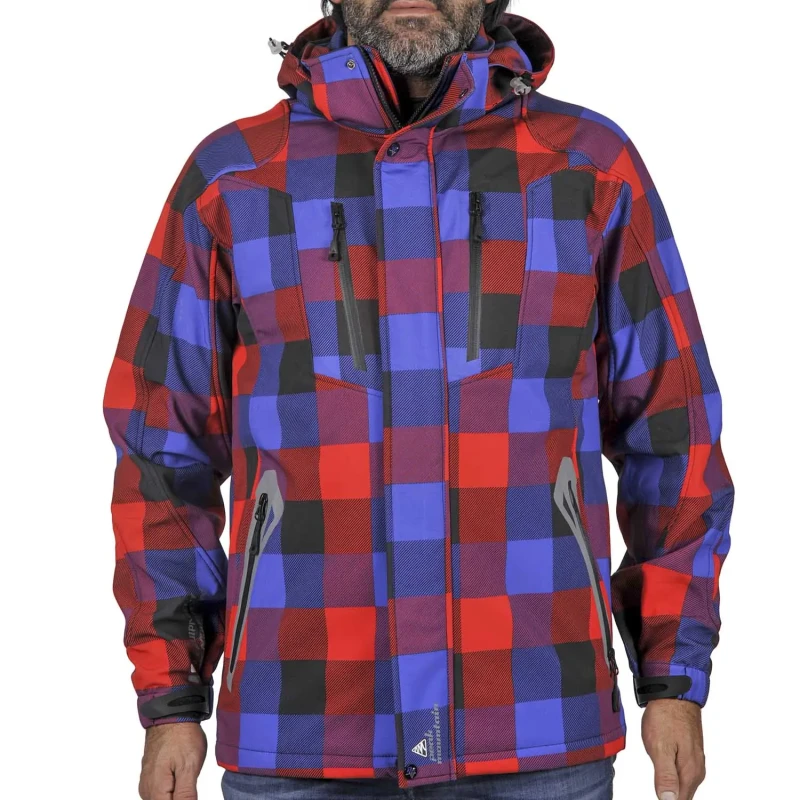 Image of Peak Mountain Softshell jacket Peak Mountain Cina Bleu Male XL CINA-BLEU