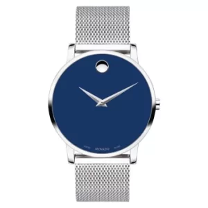 image of Movado Museum Classic Mens Stainless Steel Bracelet Watch