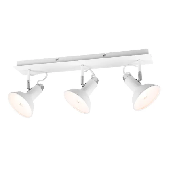 Image of Roxie Modern 3 Light Ceiling Spotlight Bar White Matt