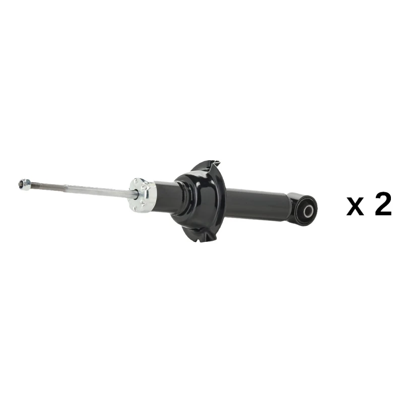 Image of RIDEX 854S21291 Shock absorber Rear Axle, Gas Pressure, Twin-Tube, Spring-bearing Damper, Bottom eye Shock Absorber (854)