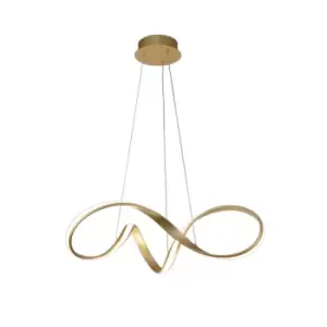 Image of Harford Dimmable Medium Ceiling Pendant, 39W LED, 3000K, 2152lm, Sand Gold