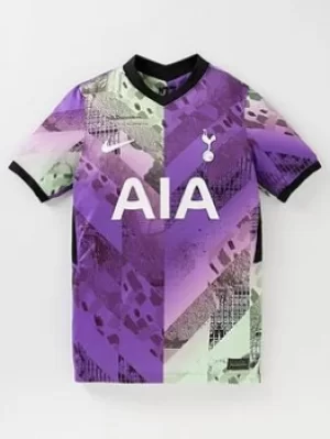 Image of Nike Youth Tottenham 21/22 3rd Short Sleeved Stadium Jersey, Red, Size L