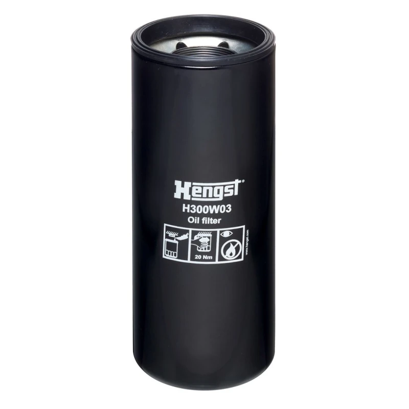 Image of Oil filter HENGST FILTER H300W03